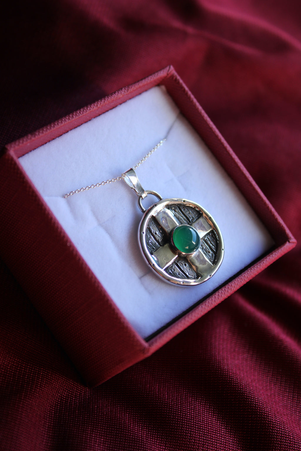 Escudo vikingo Onyx verde