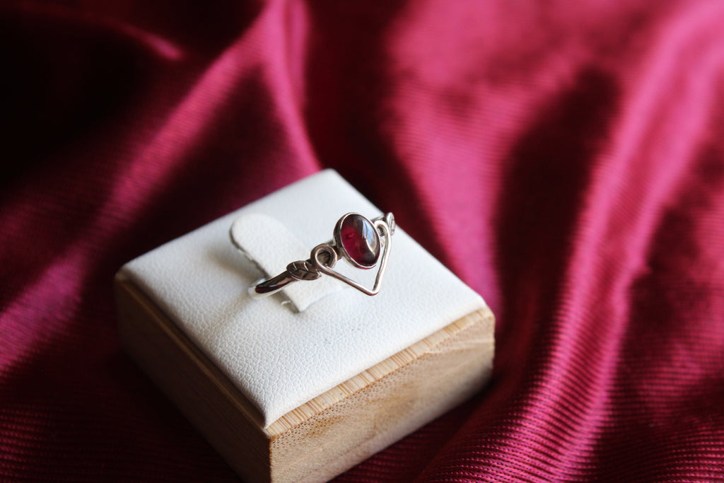 Anillo élfico Granate